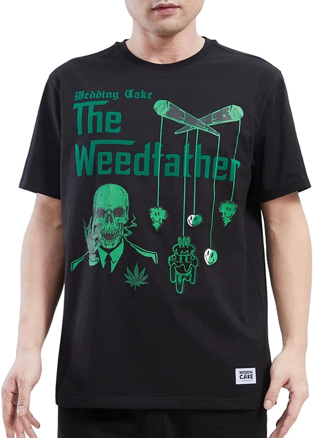 Wedding Cake - T Shirt - Weed Father - Black
