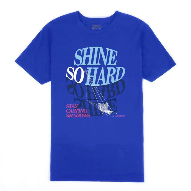 Outrank - T Shirt - Shine So Hard - Royal / Multi
