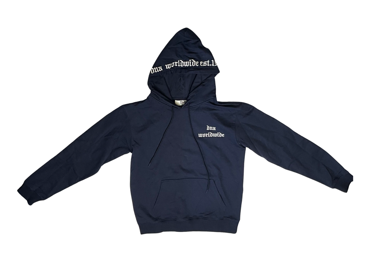 DNA World Wild Hoodie - Navy / White