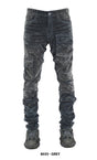 FOCUS KIDS CARGO FLOCKED STACKED JEANS MULTI COLORS
