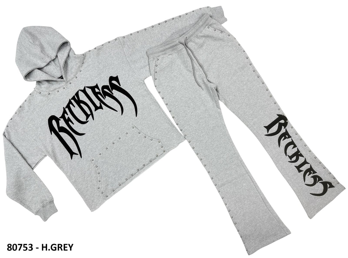 Focus Reckless Stud Cropped Hoodie Multi-Colors (Hoodie Only)
