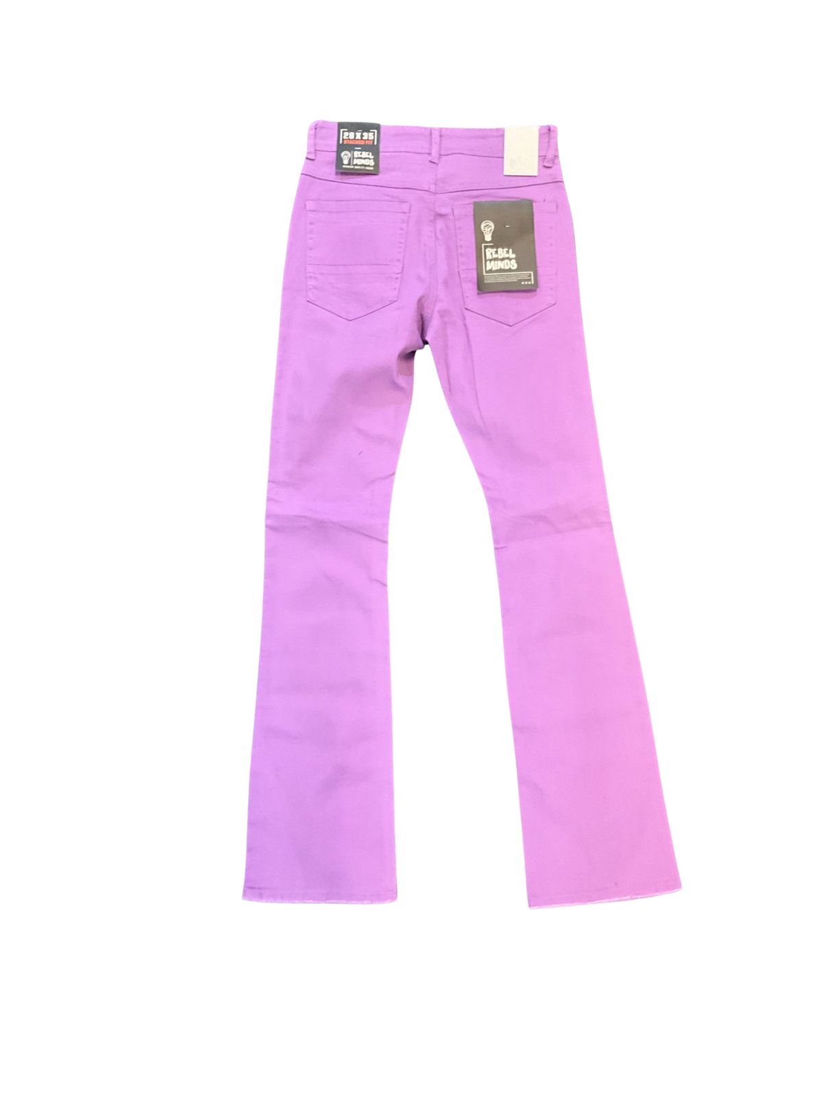 Rebel Mind - Stacked Jeans - Lavendar