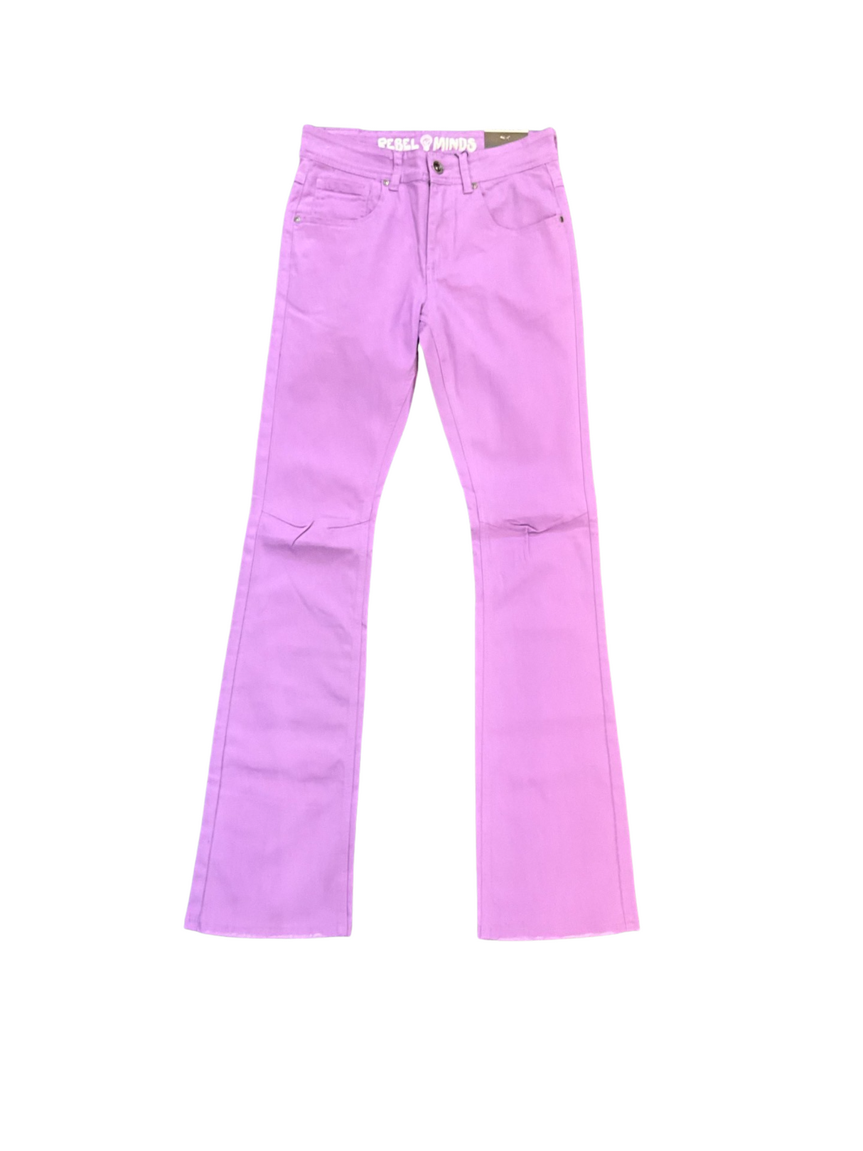 Rebel Mind - Stacked Jeans - Lavendar