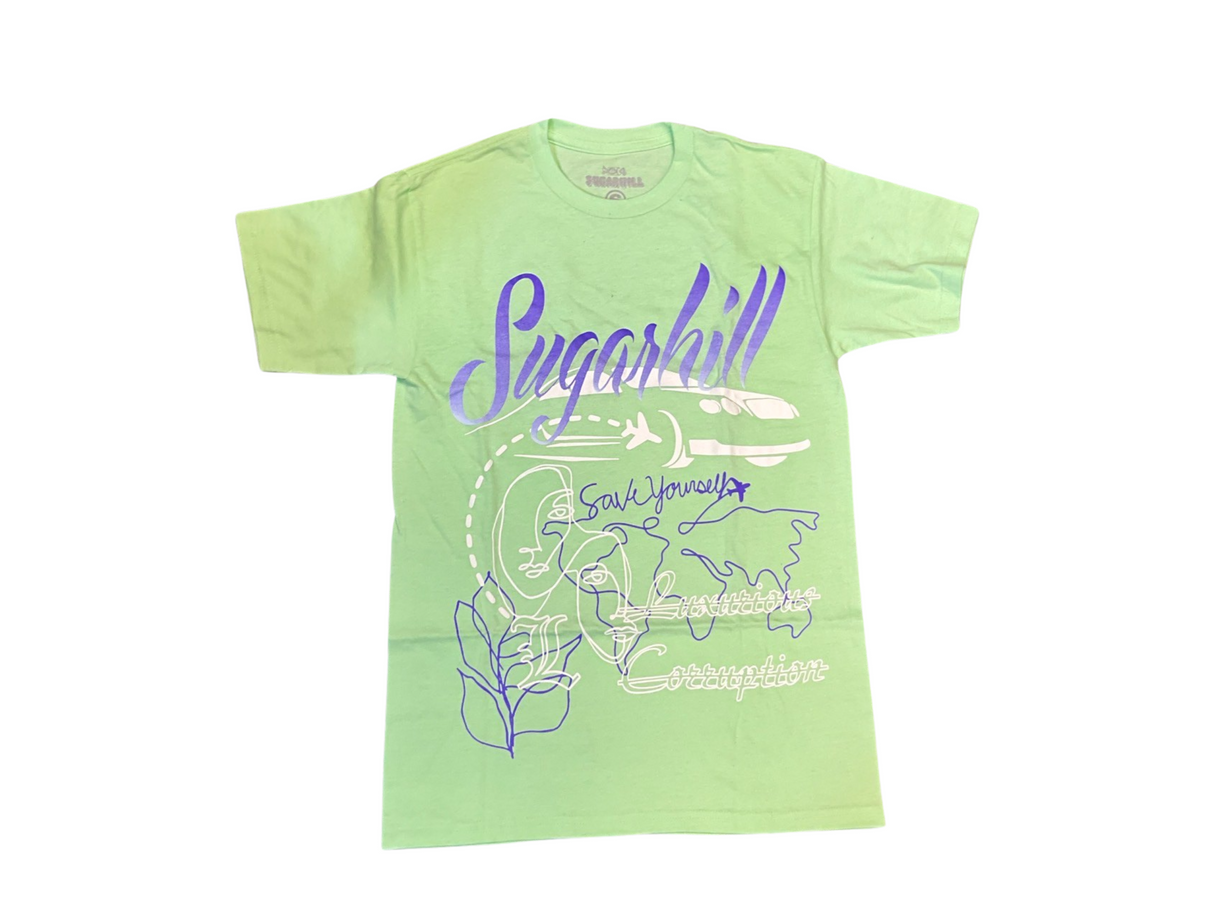 Sugar Hill - Shirt - Save Your Self- Soft Lime