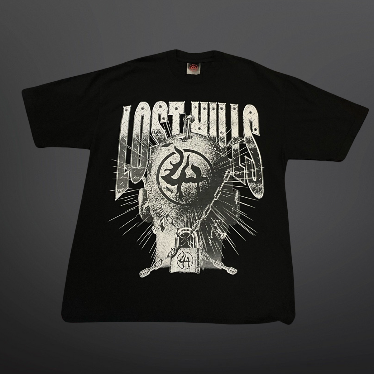 Lost Hills - T Shirt - Head Chain - Black - White