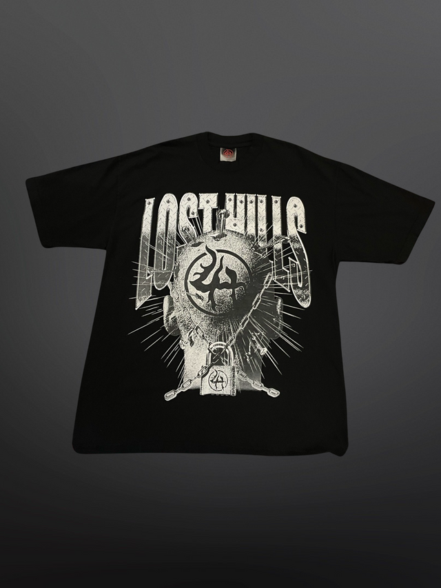 Lost Hills - T Shirt - Head Chain - Black - White