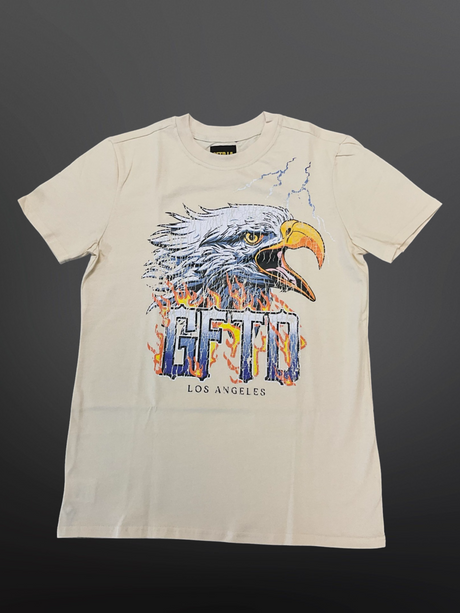 GFTD- Shirt - GT Eagle - Beige/Multi