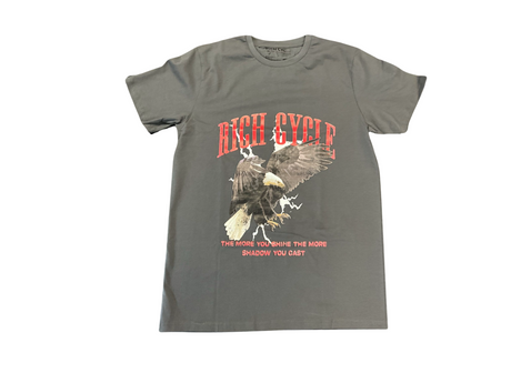 Rich Cycle - T Shirt - Eagle - Grey