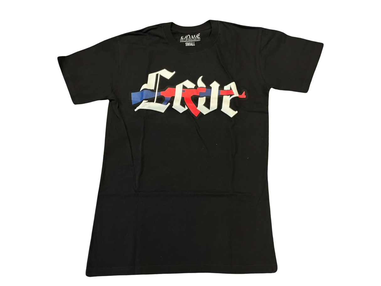 Love - T-Shirt - Black/Multi