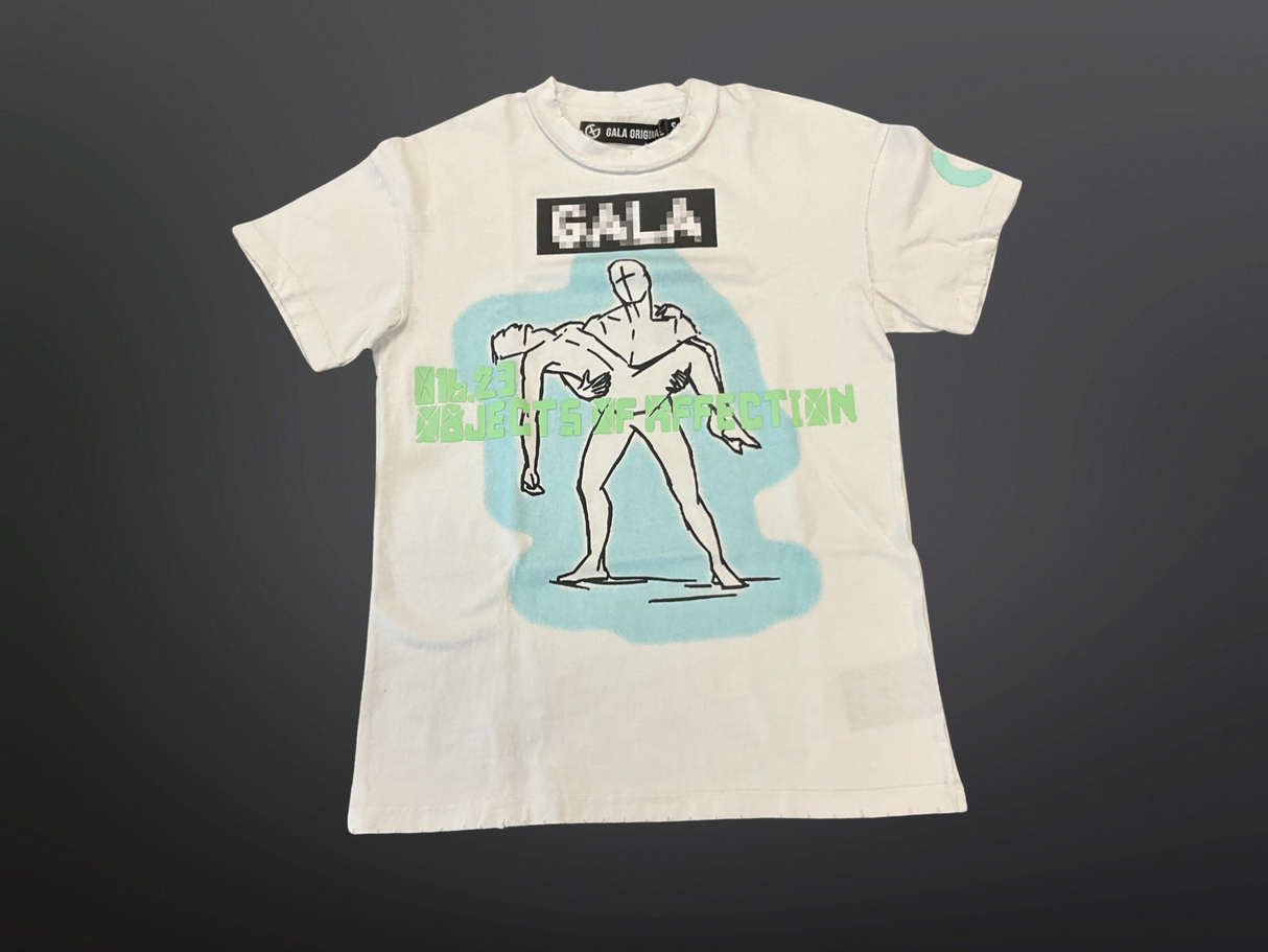 Gala - T - Shirt - Objects of Affection - White / Blue