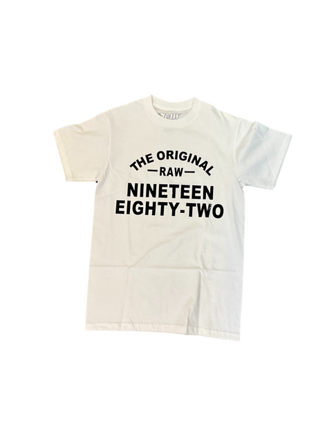 Rawyalty - T Shirt - White / Black Silicon