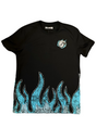 Rebel Minds Flame Tee - Black