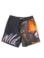 Rebel Minds Wild Tiger Board Shorts - Front View