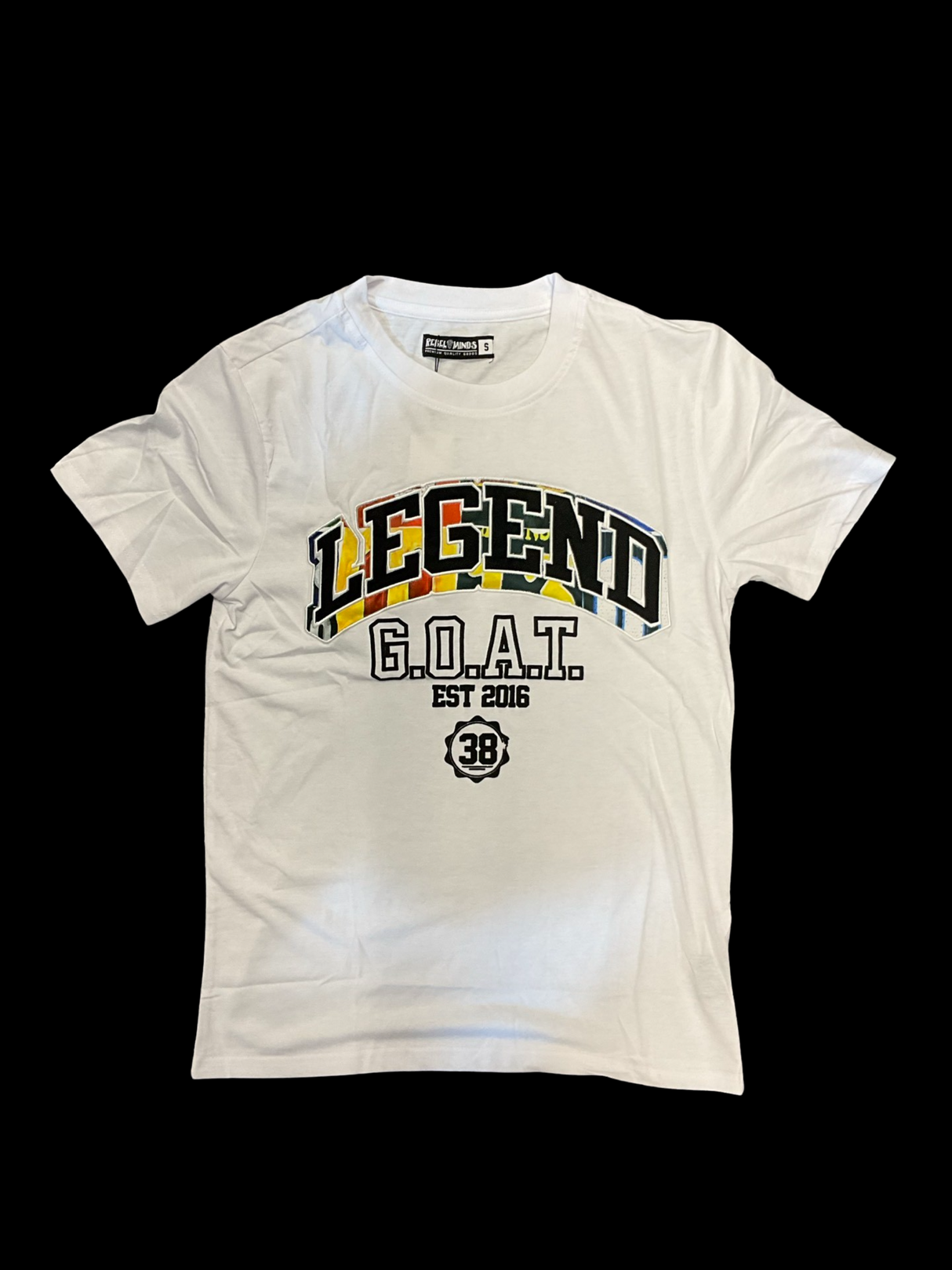 Rebel Minds Legend Collage T-Shirt - Front View