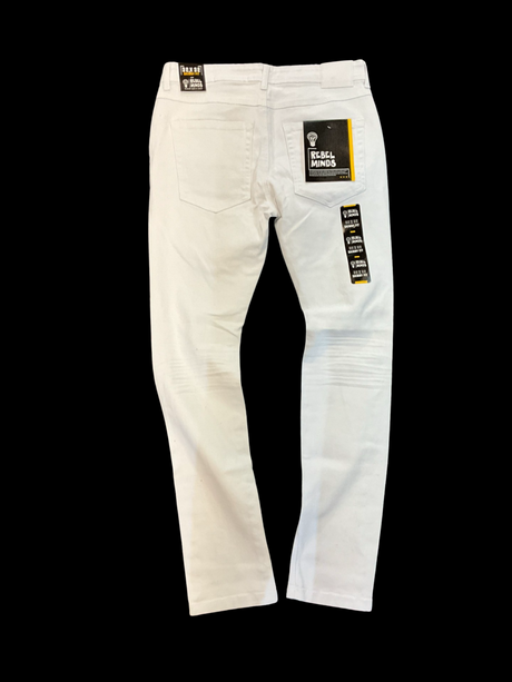 Rebel Minds - Skinny Jeans - White