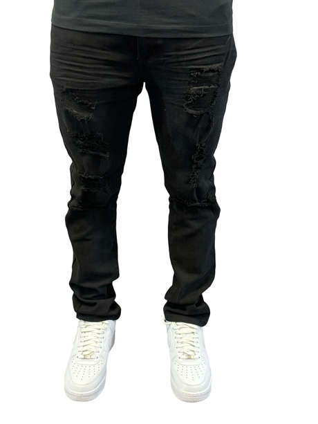 Rebel Minds - Skinny Jeans - Black