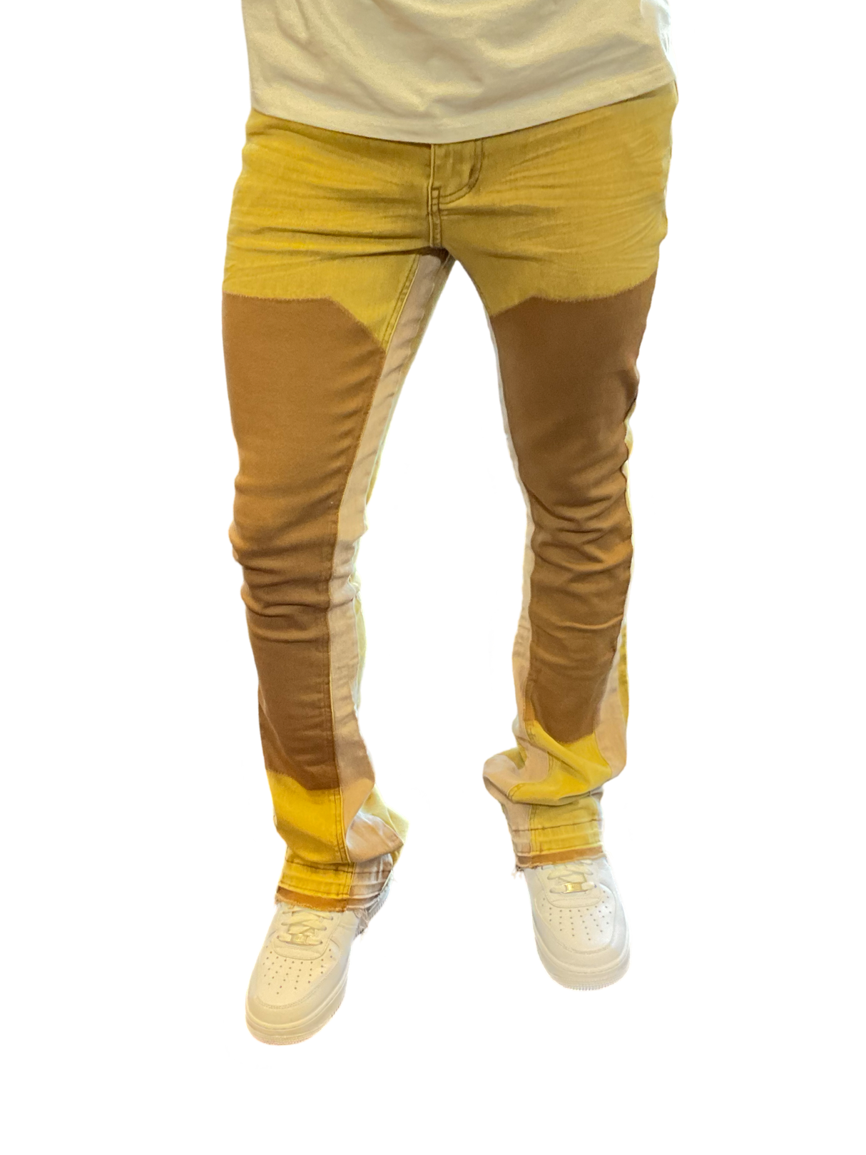 Reelistik - Stacked Jeans - Mustard Petro