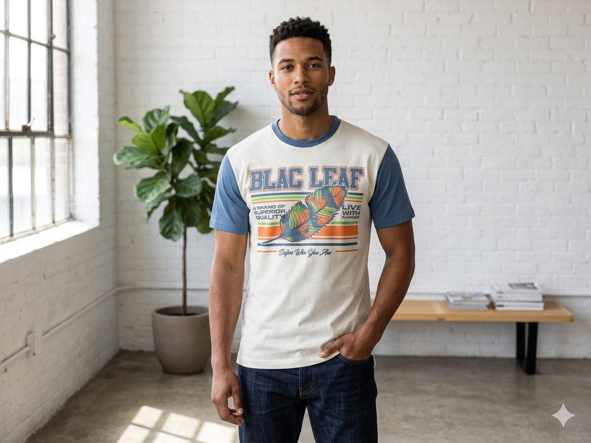 Black Leaf - Short Set T-Shirt - Define who you are
