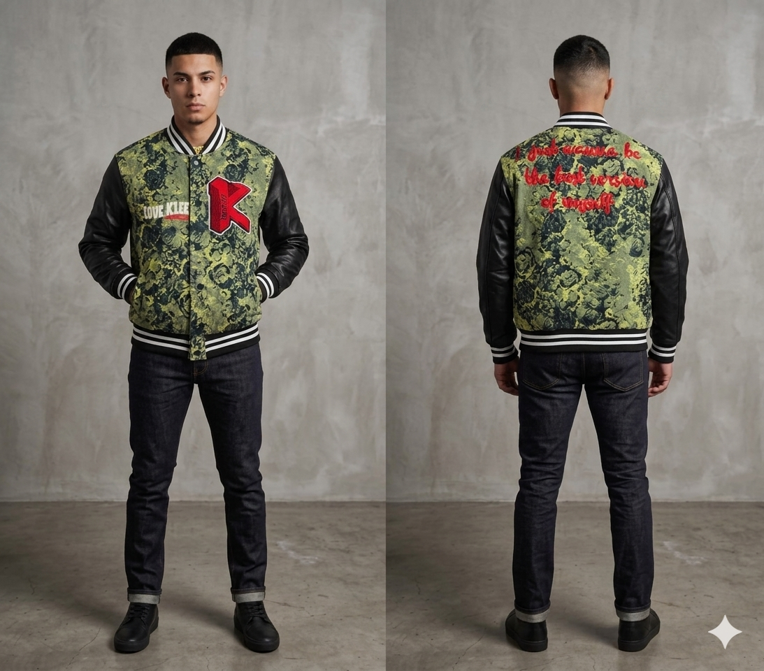 Kleep- Varsity Jacket - Vista - Robin - Green