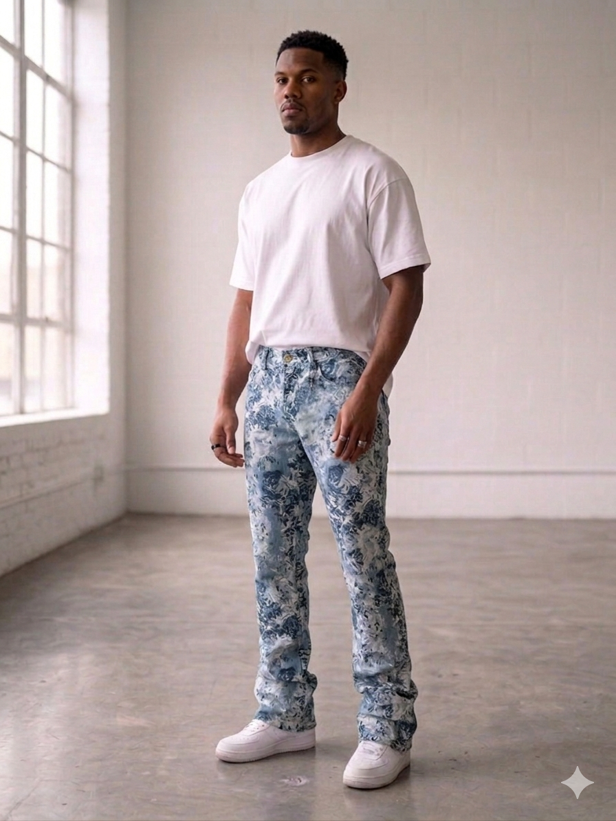 Kleep- Denim Stacked - Flex - Blue