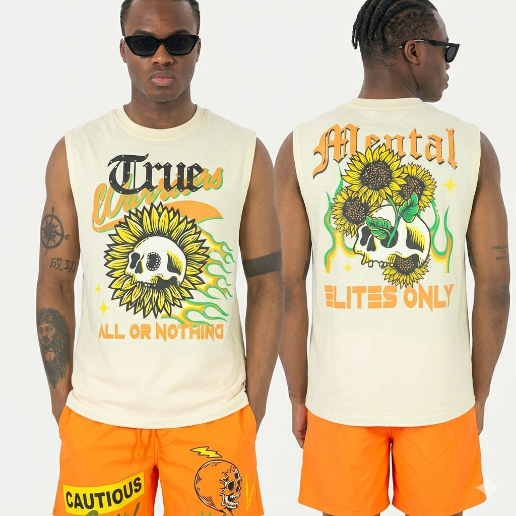 REBEL MINDS TRUE SLEEVELESS MULTI COLORS