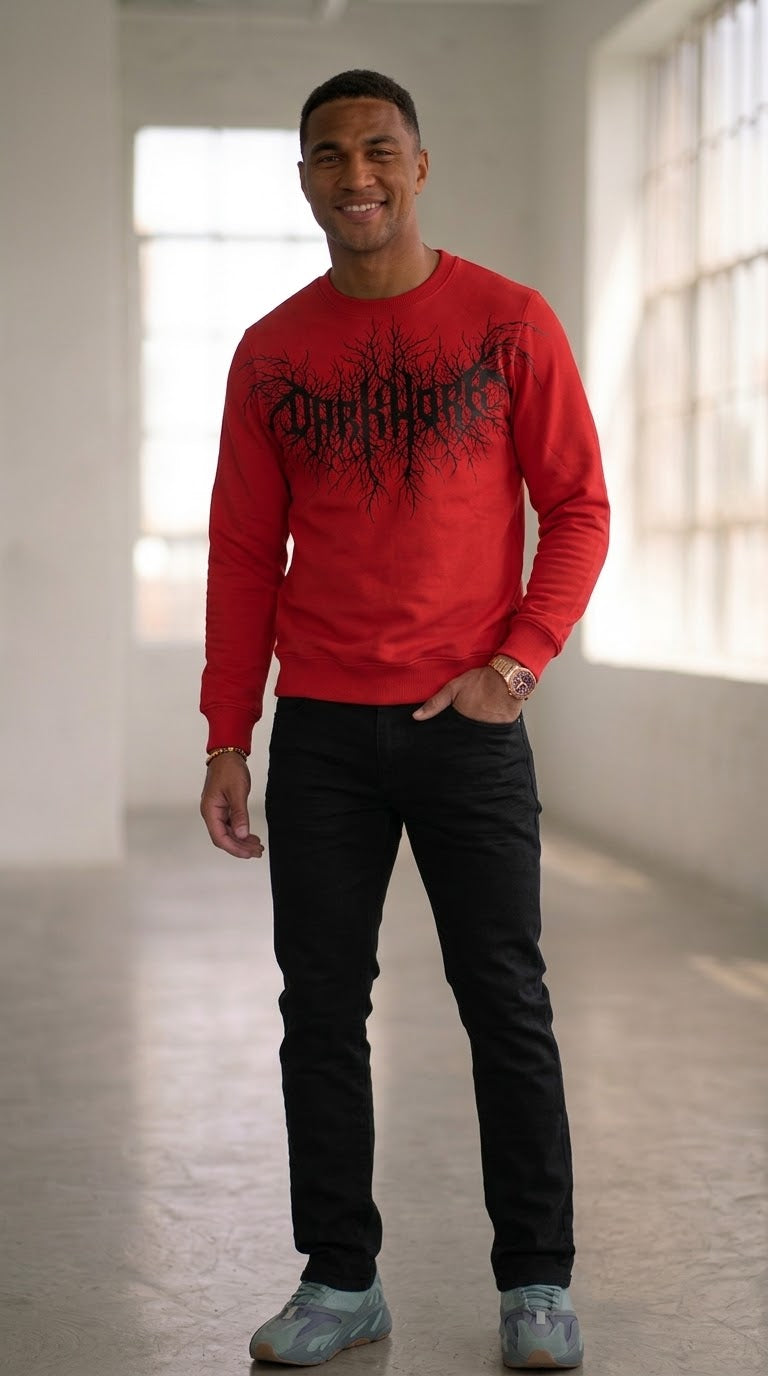 DISASTER DARK WORK CREW NECK SWEATSHIRT MULTI COLORS