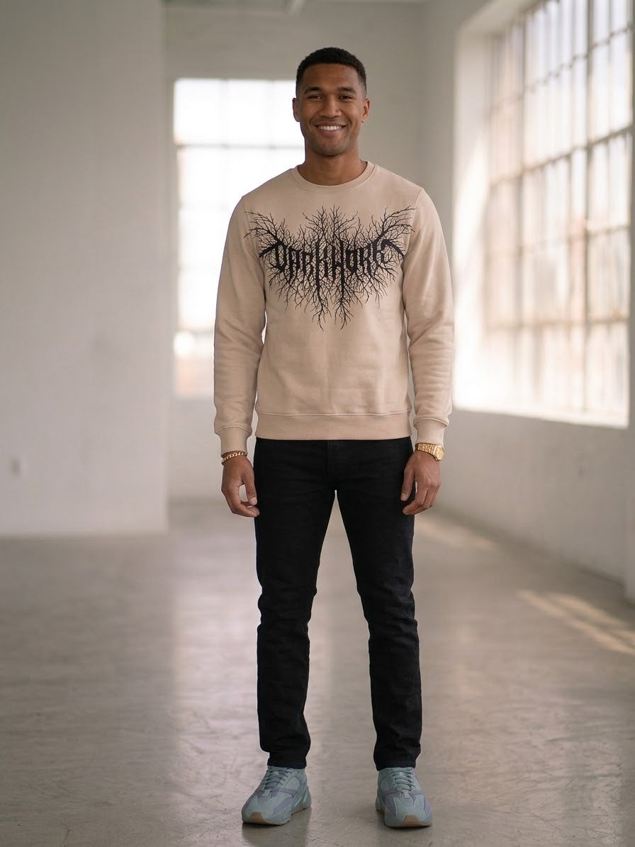 DISASTER DARK WORK CREW NECK SWEATSHIRT MULTI COLORS