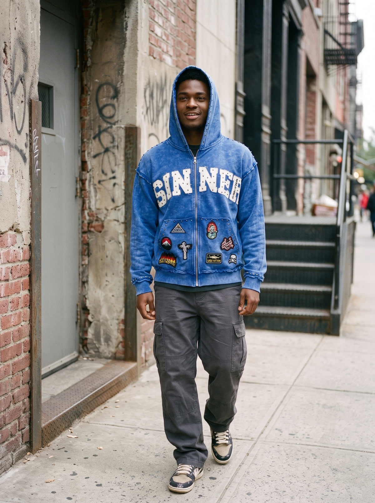 Focus Sinner Zip Up Hoodie Multi Colors