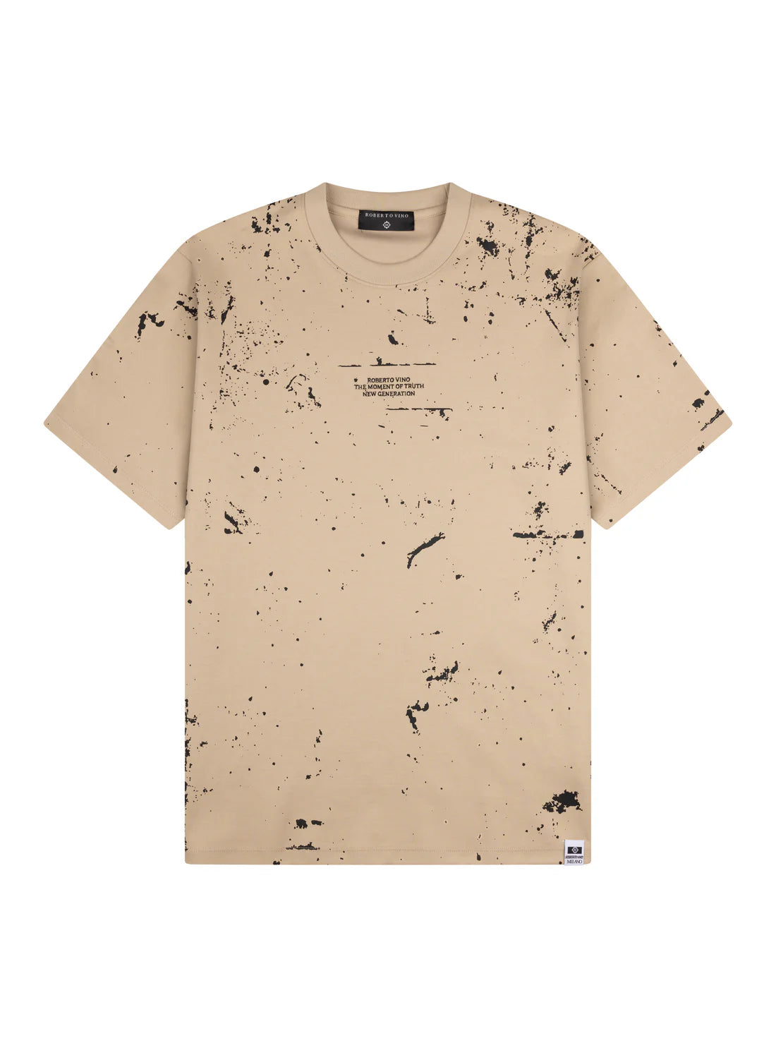 Roberto Vino Milano Moment Of Truth Over Sized T-Shirt Multi Colors