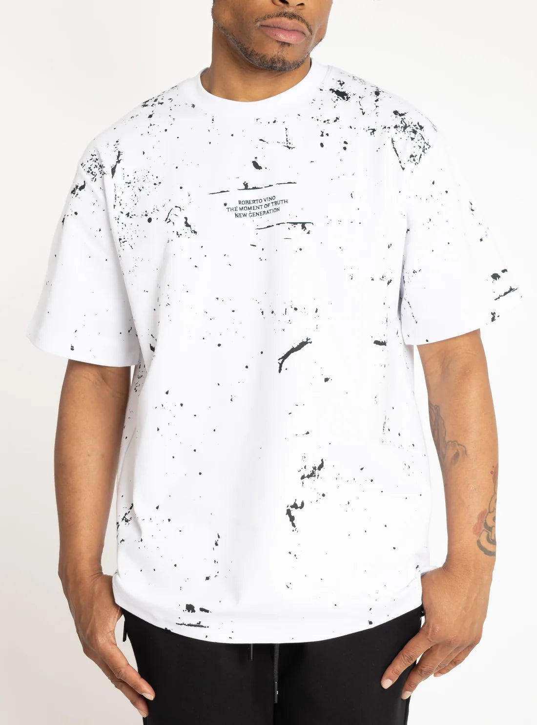 Roberto Vino Milano Moment Of Truth Over Sized T-Shirt Multi Colors