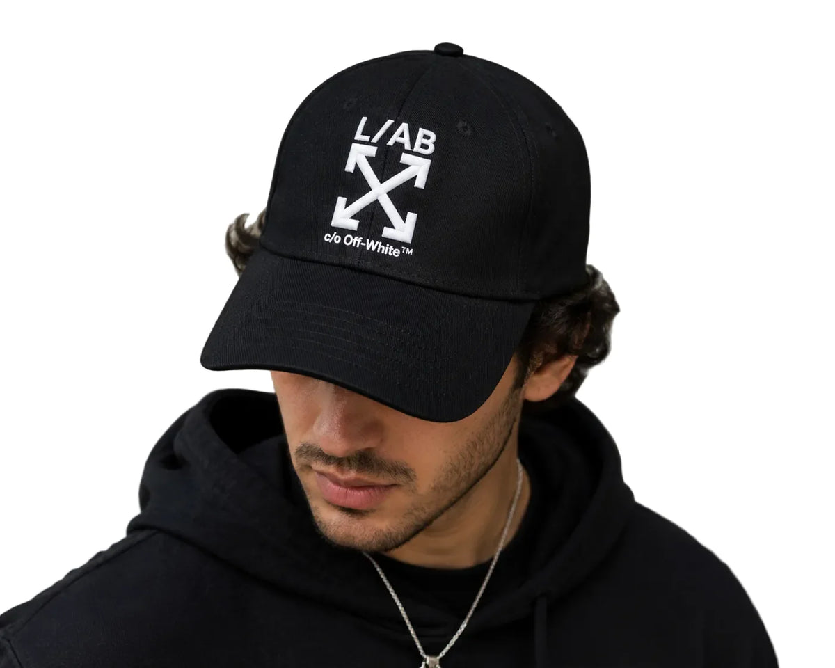 L/AB CO Off-White Clamp Arrows Curved Brim Twill Hats Multi Colors