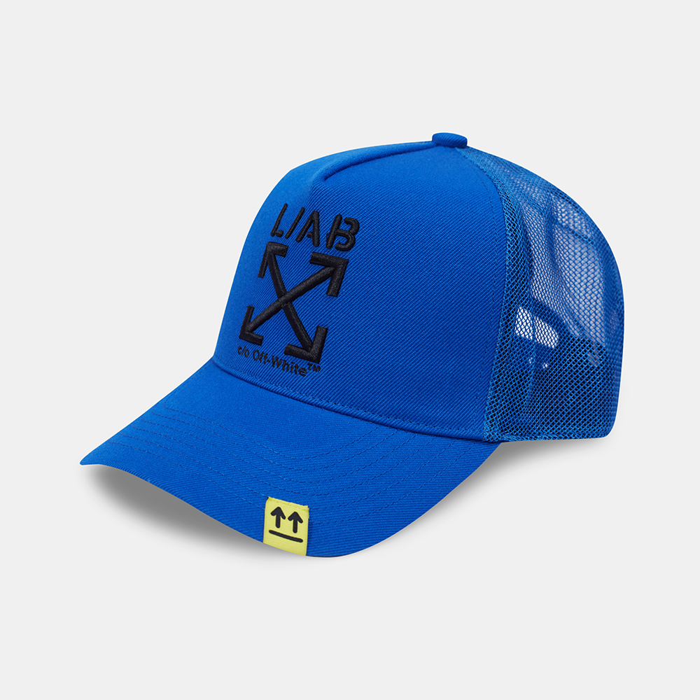 L/AB CO Off-White Clamp Arrows Curved Brim Trucker Hats Multi Colors