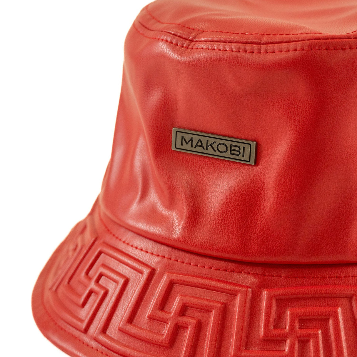 Makobi M007 Romano Vegan L. Bucket Hat - Red