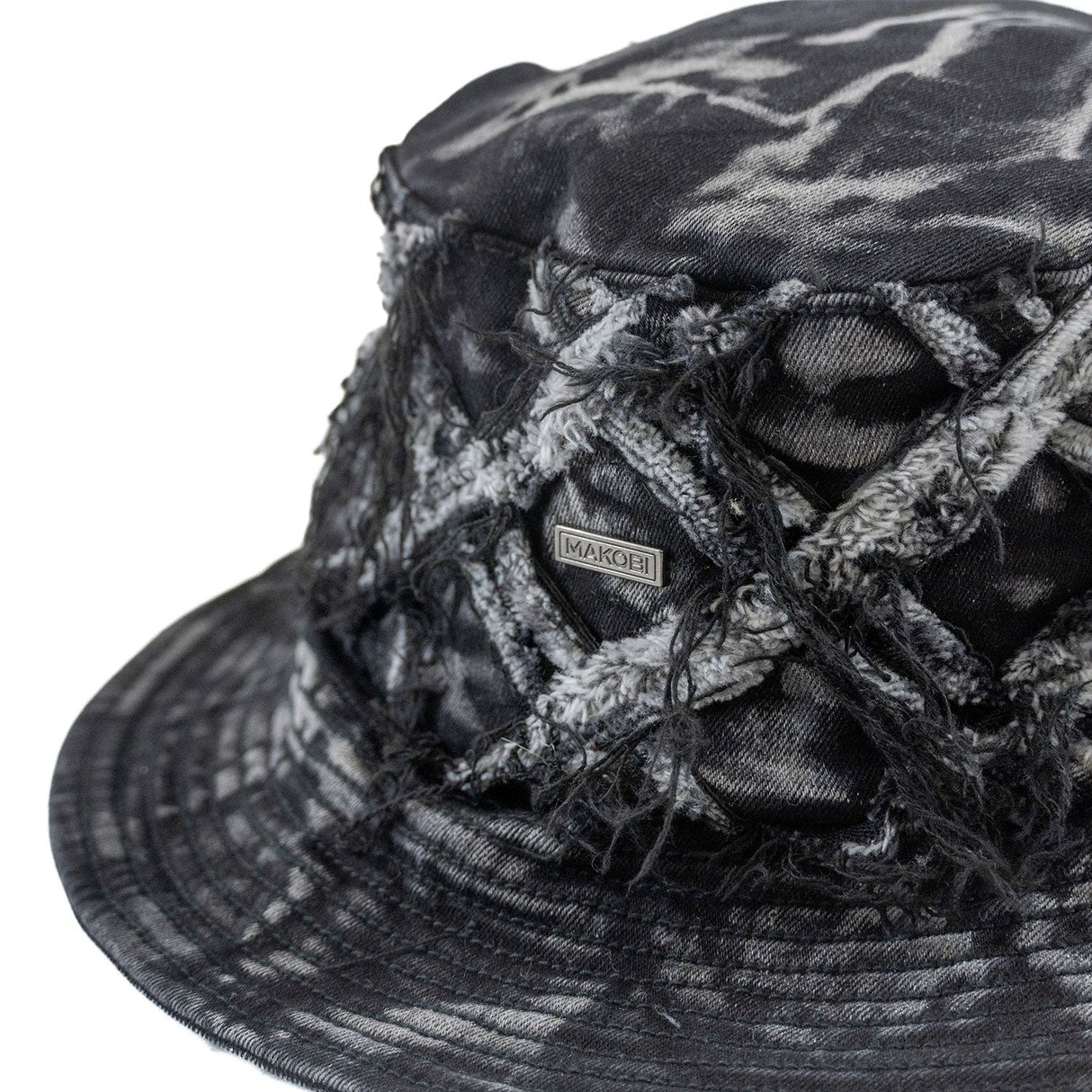 Makobi M016 Rinaldi Denim Bucket Hat - Black
