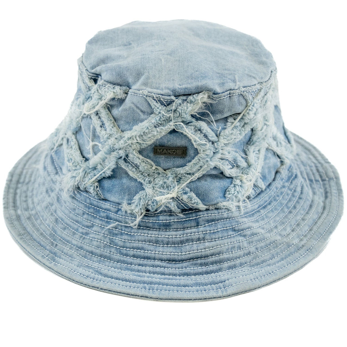 Makobi M016 Rinaldi Denim Bucket Hat - Light Wash