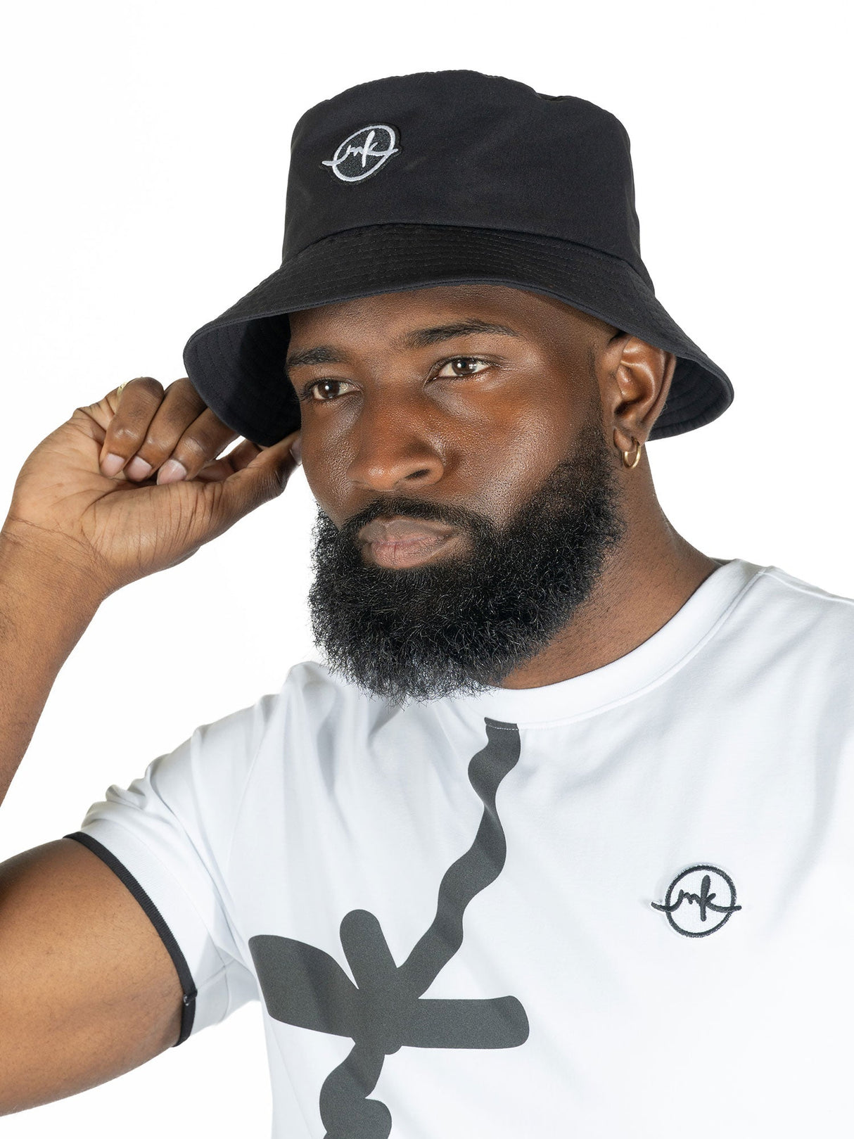Makobi M033 Colton Nylon Bucket Hat - Black