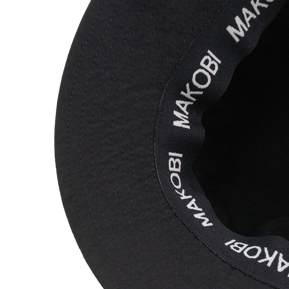 Makobi M034 Adorni Nylon Bucket Hat - Black