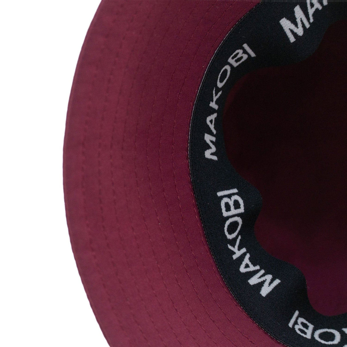 Makobi M034 Adorni Nylon Bucket Hat - Burgundy
