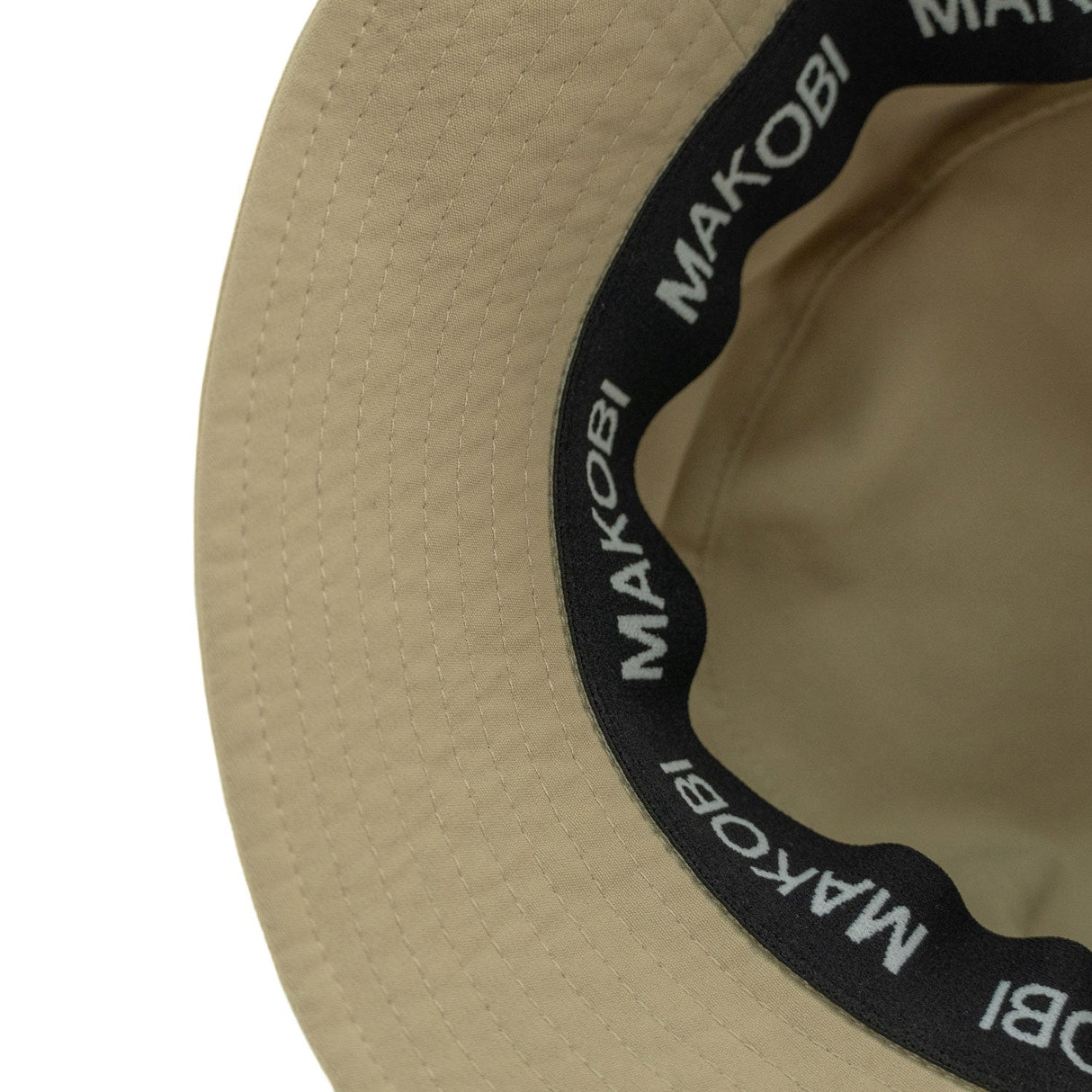 Makobi M034 Adorni Nylon Bucket Hat - Khaki