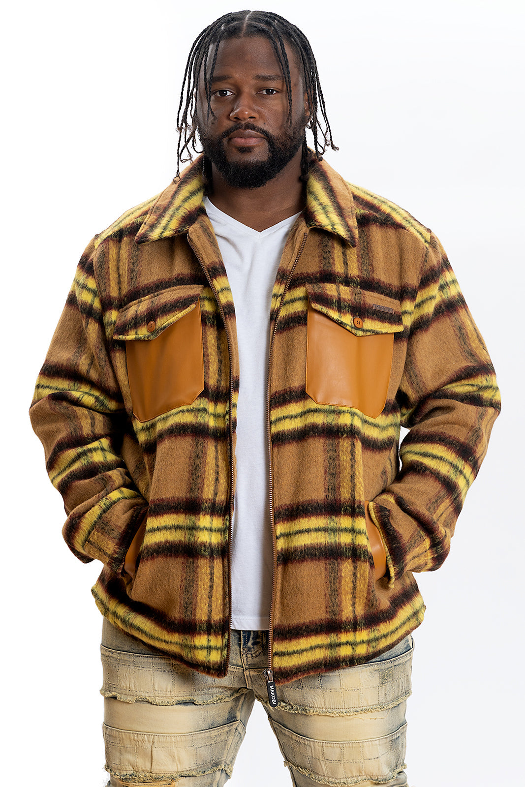 Makobi M1028 Gabana Shirt Jacket - Wheat