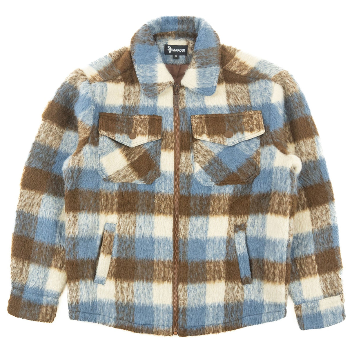 Makobi M1048 Gabana 24' Shacket - Brown