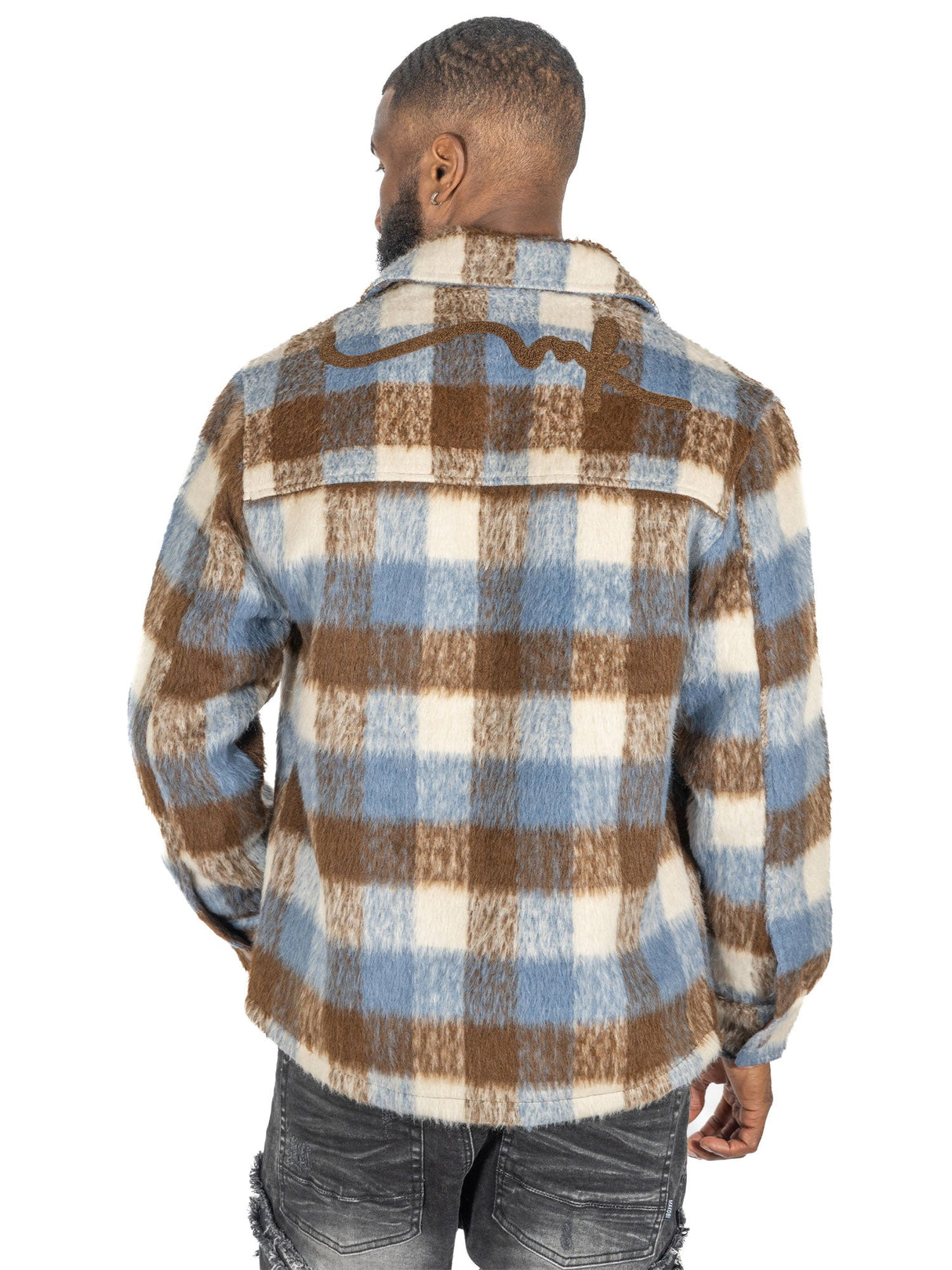 Makobi M1048 Gabana 24' Shacket - Brown