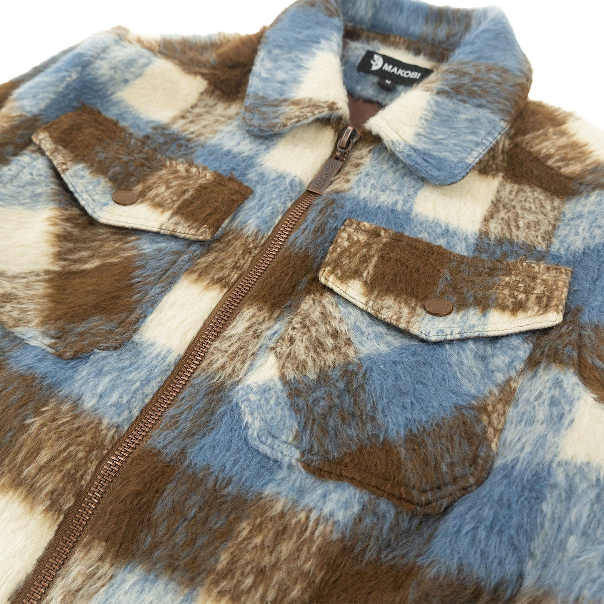 Makobi M1048 Gabana 24' Shacket - Brown