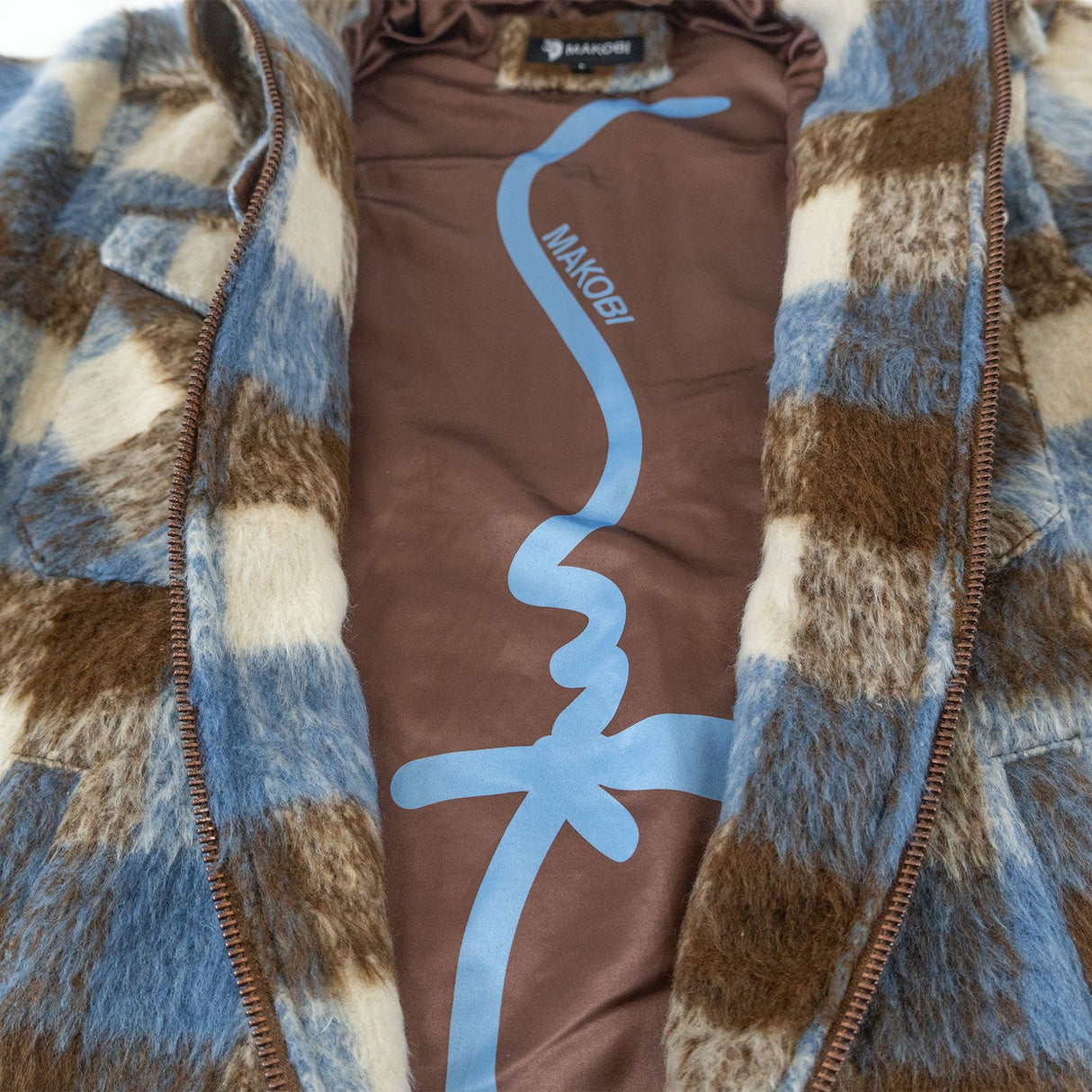 Makobi M1048 Gabana 24' Shacket - Brown