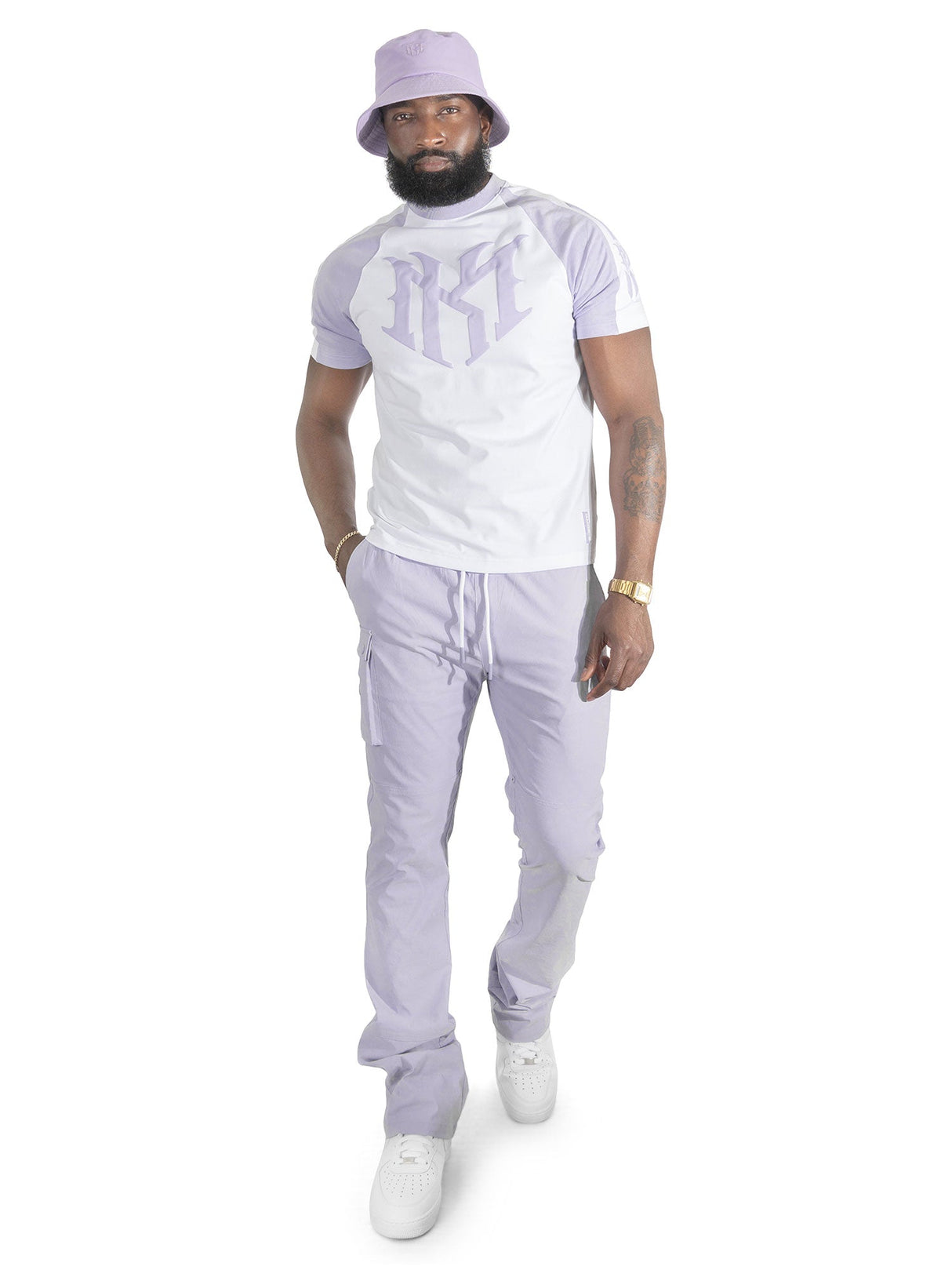 Makobi M119 Adorni Reglan T-shirt - Lavander