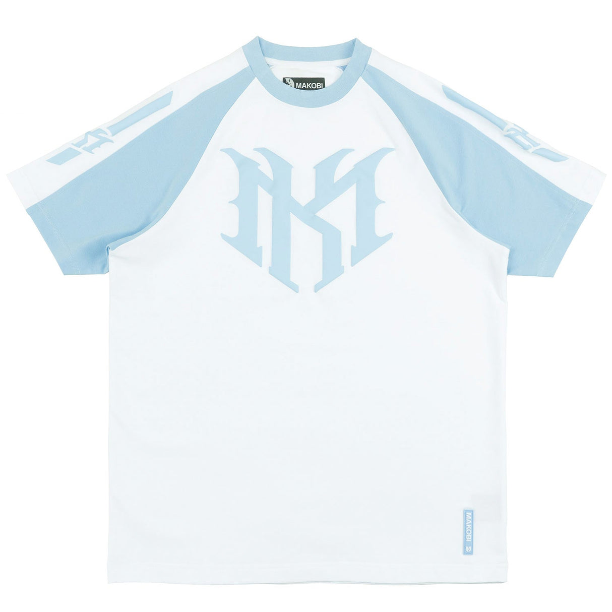 Makobi M119 Adorni Reglan T-shirt - Light Blue