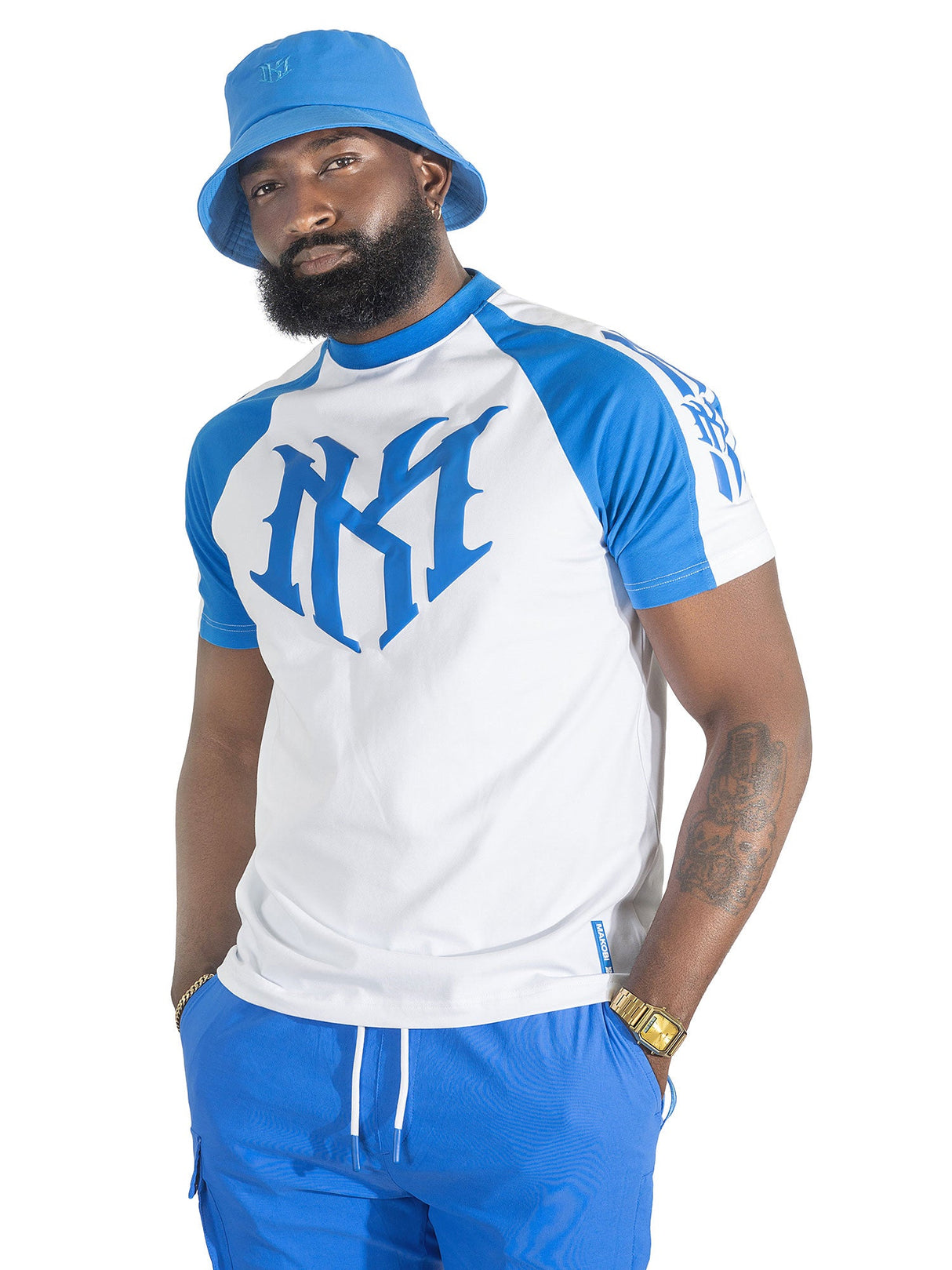 Makobi M119 Adorni Reglan T-shirt - Royal