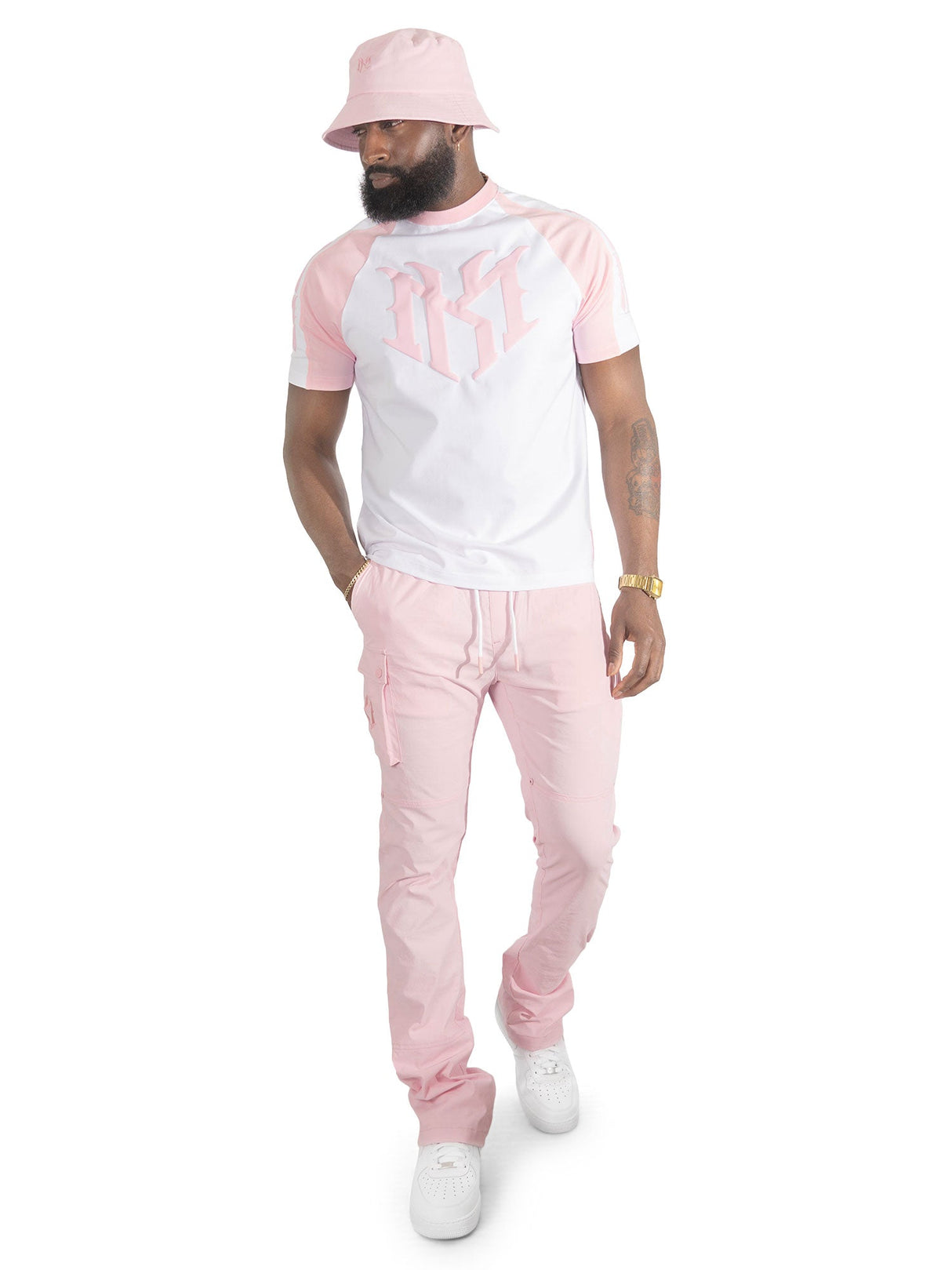 Makobi M119 Adorni Reglan T-shirt - Pink