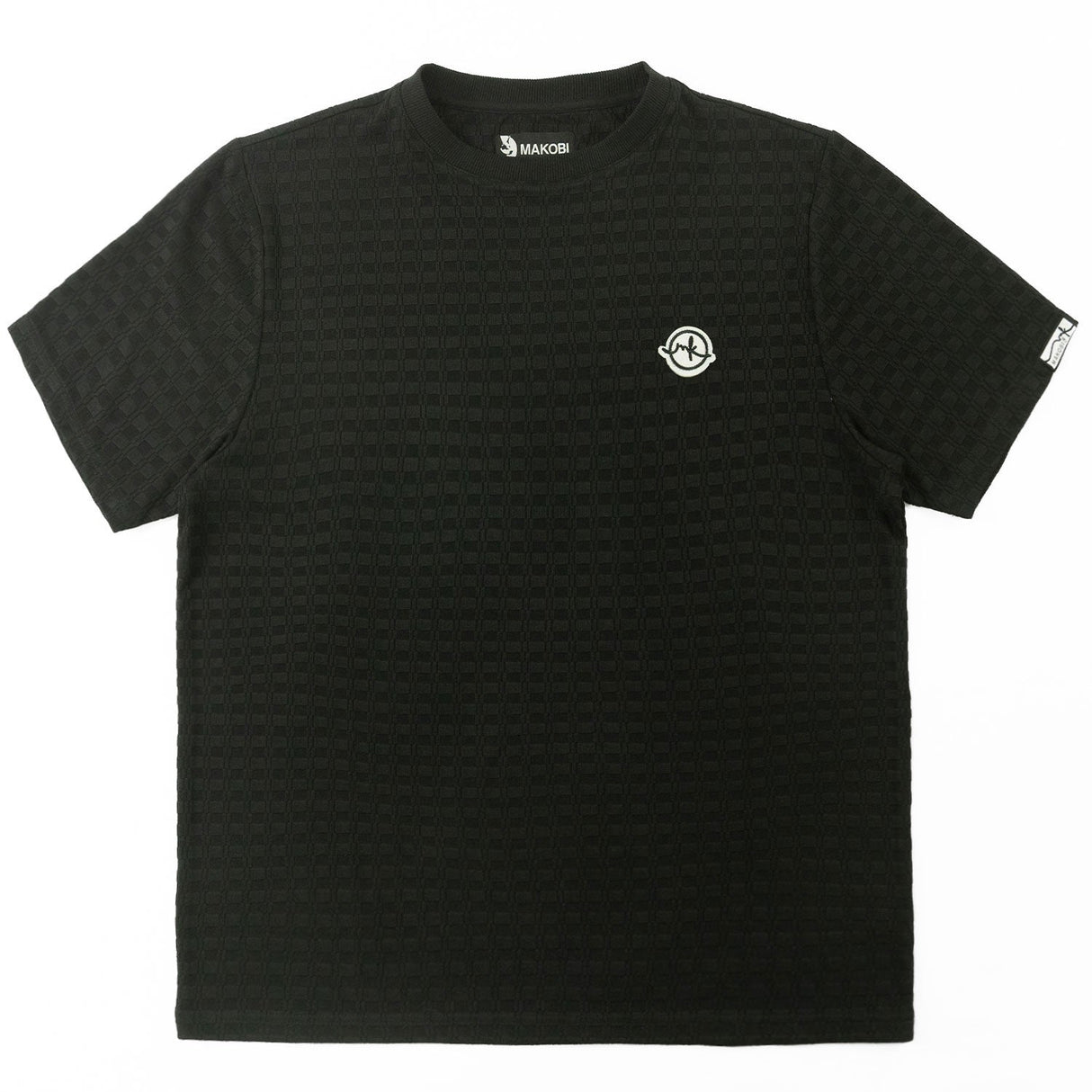 Makobi M121 Modena Knit Crewneck Tee - Black
