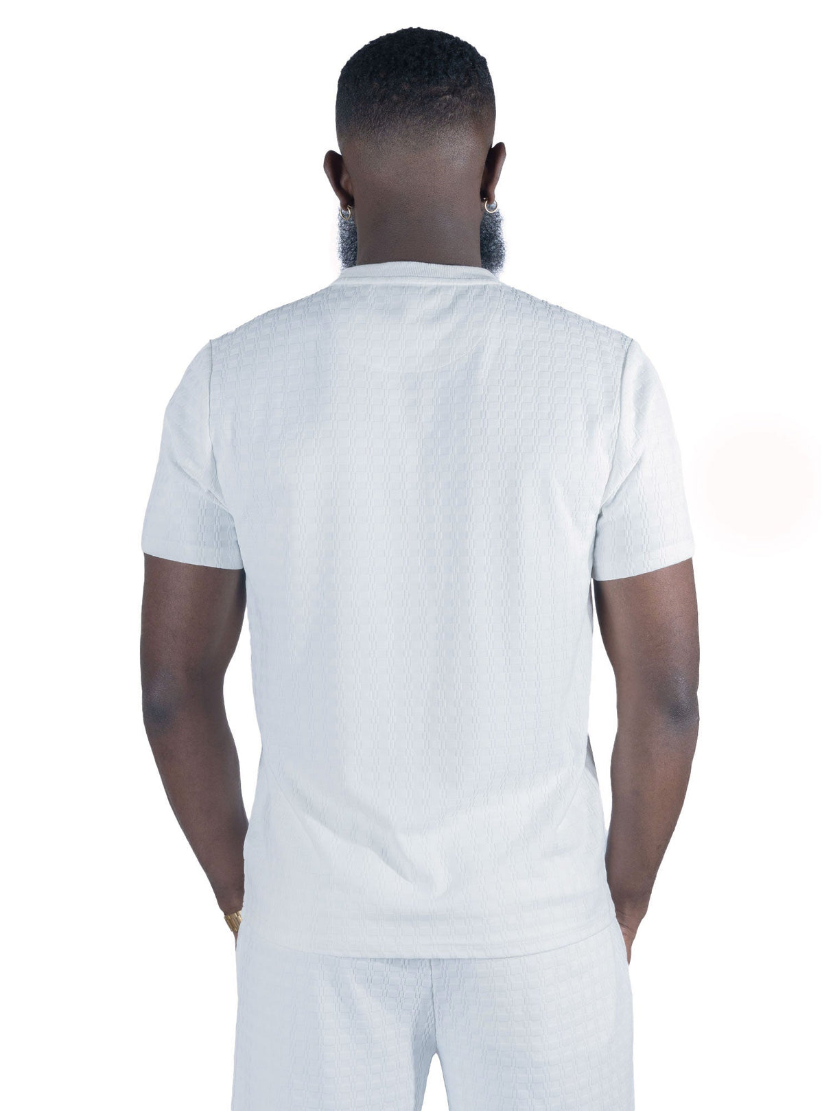 Makobi M121 Modena Knit Crewneck Tee - White